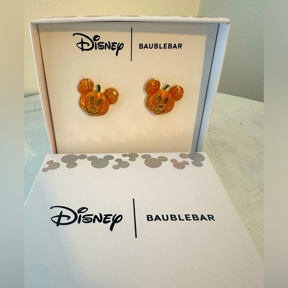 BaubleBar Disney Mickey Pumpkin Earrings - Picture 1 of 6